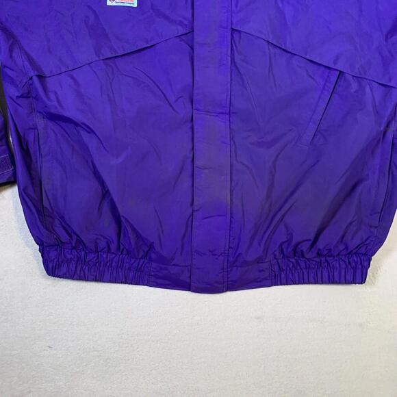 VTG Columbia Jacket Mens XL Purple Bugaboo 90’s Ski Soft Shell Radial Sleeve U36 - Picture 5 of 16